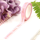 Gold Foil Date Washi Tape 10mm x 10m