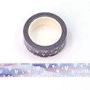 Foil Heart Type Washi Tape 15mm x 10m
