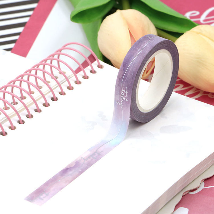 Foil Blue Violet Today Washi Tape 10mm x 10m