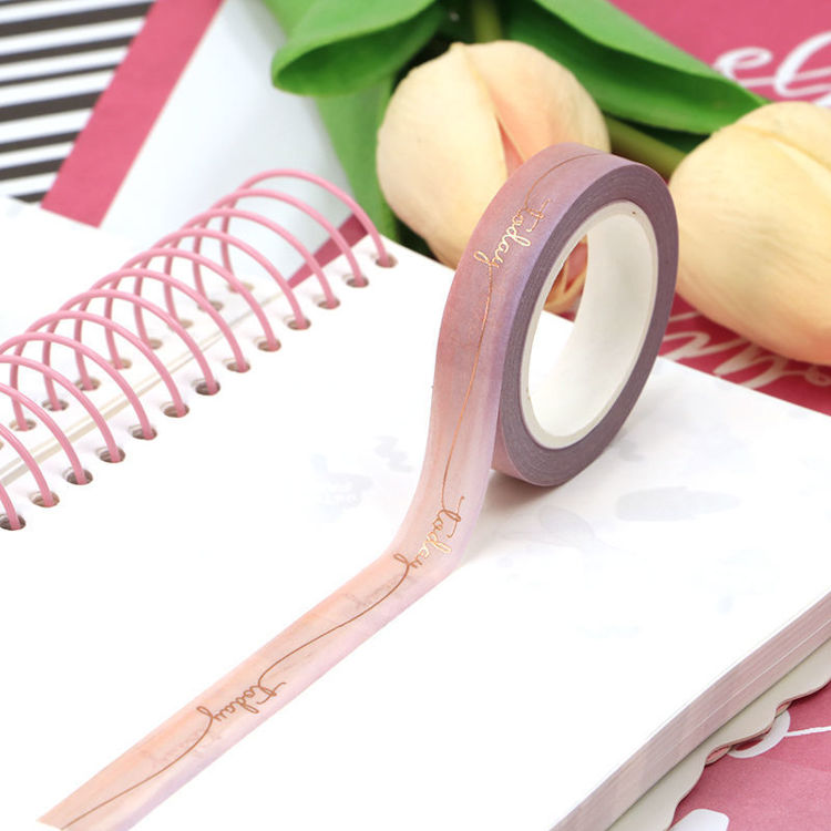 Bronzing Foil Pink Today Washi Tape 10mm x 10m