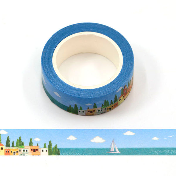 Seaside Town Washi Tape 15mm x 10m
