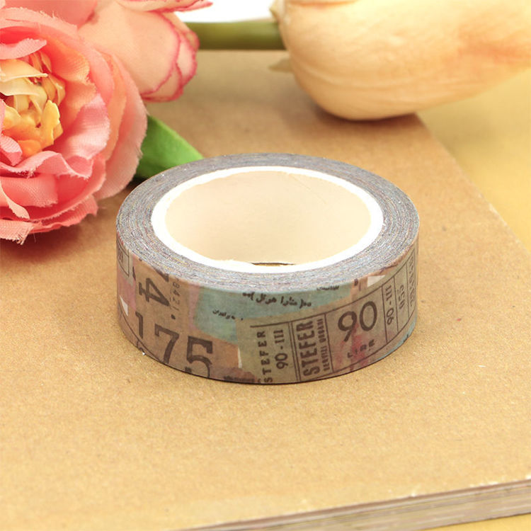 Travel Labels Washi Tape 15mm x 10m