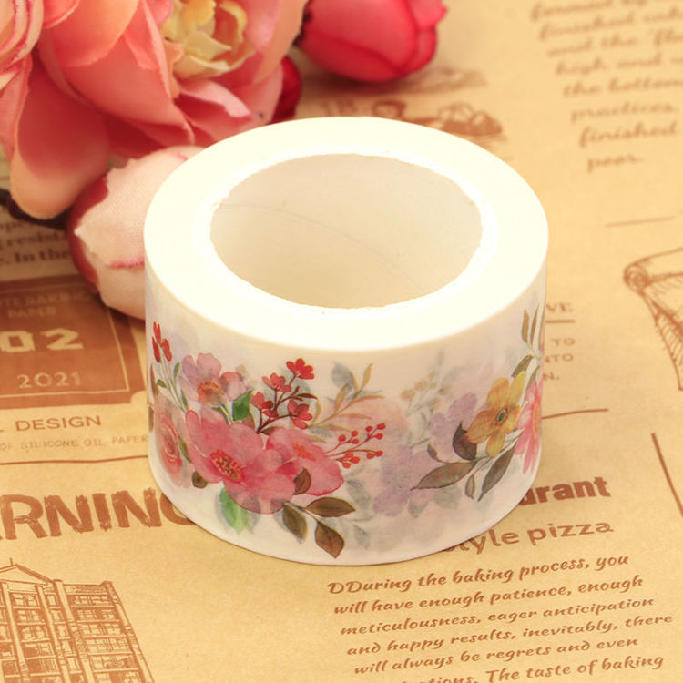 Water Color Flower Washi Tape 30mm x 10m