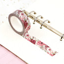 Gold Foil Flower and Bow Washi Tape