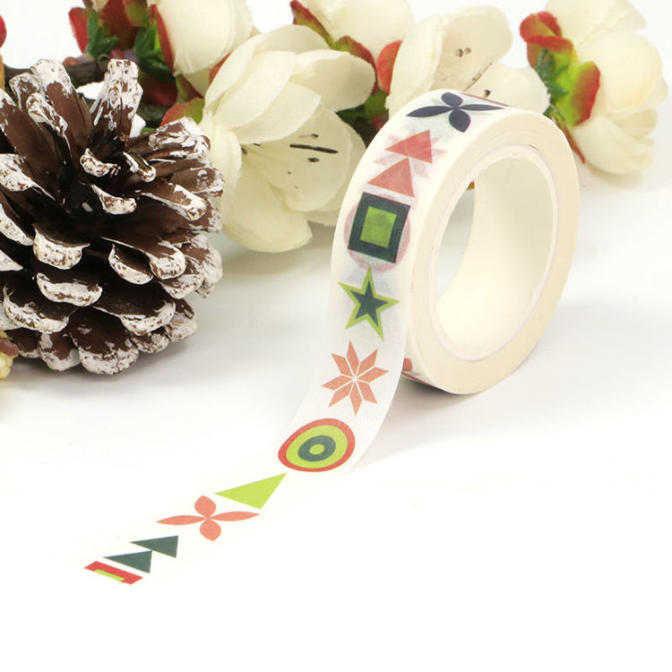 Christmas Pattern Washi Tape 15mm x 10m