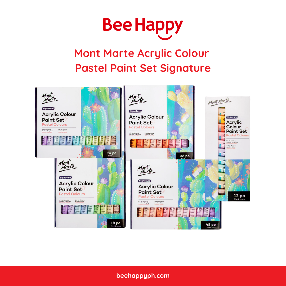Mont Marte Acrylic Colour Pastel Paint Set Signature