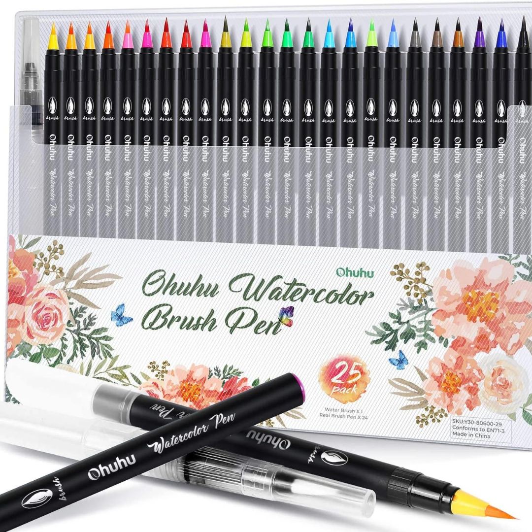Ohuhu Watercolor Brush Markers Pen Y30-80600-29