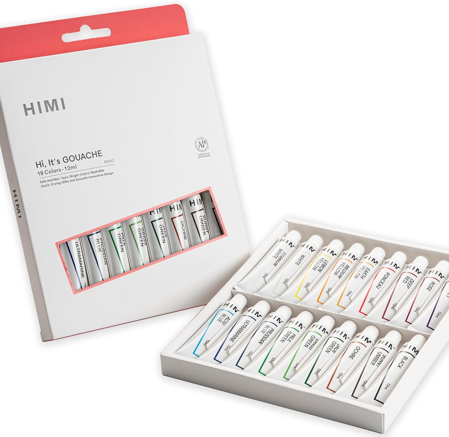 MIYA HIMI Gouache Paint Tube Set 12s, 18s, 24s, 36s