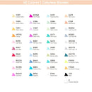 Ohuhu Oahu 40 Basic Colors Dual Tips Alcohol Art Markers-Fine & Chisel Y30-80401-81