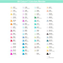 Ohuhu Oahu 60 Basic Colors Dual Tips Alcohol Art Markers Fine & Chisel Y30-80405-01