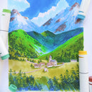 Ohuhu Oahu 100 Basic Colors Dual Tips Alcohol Art Markers Y30-80401-84
