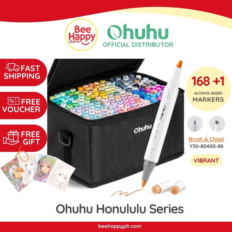 Ohuhu Honolulu 72 Colors Dual Tips Alcohol Art Markers – ohuhu