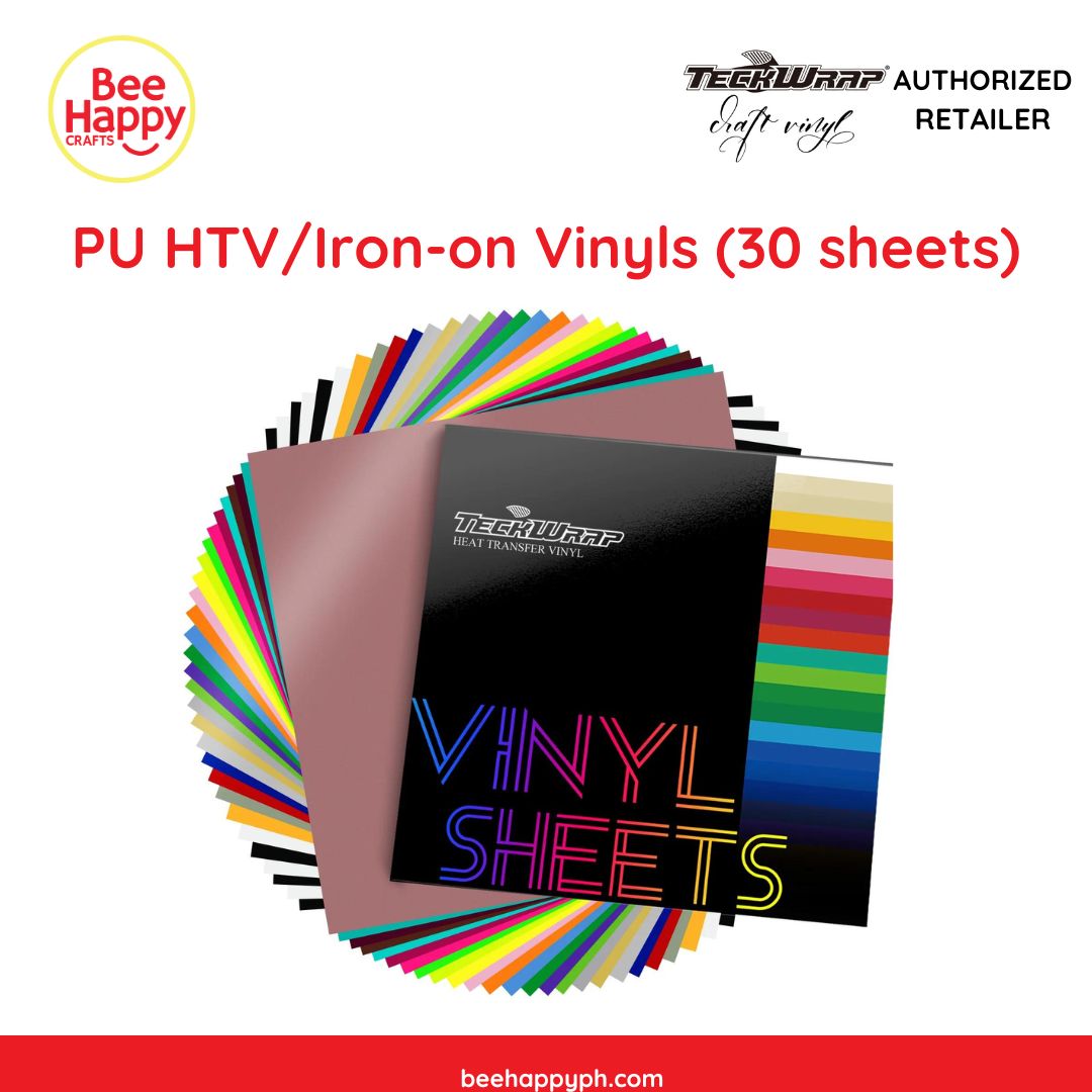 Teckwrap Heat Transfer Vinyl Sheets Pack HTV/Iron-on Vinyls