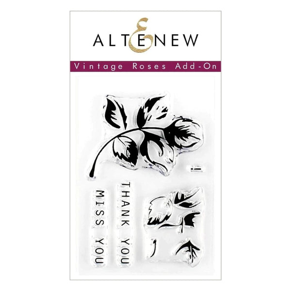 Altenew Vintage Roses Add-On Stamp Set