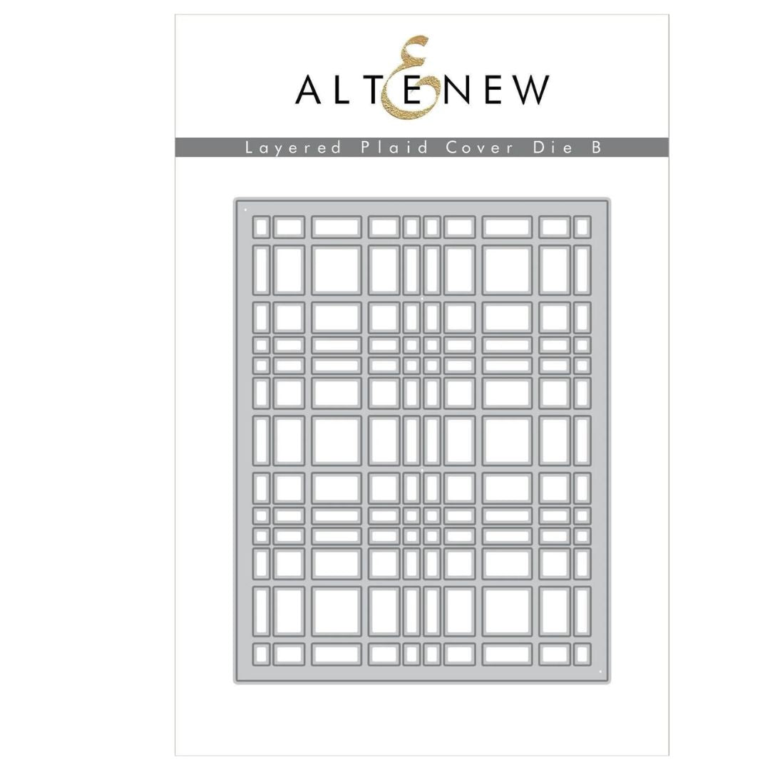 Altenew Layered Plaid Cover Die B