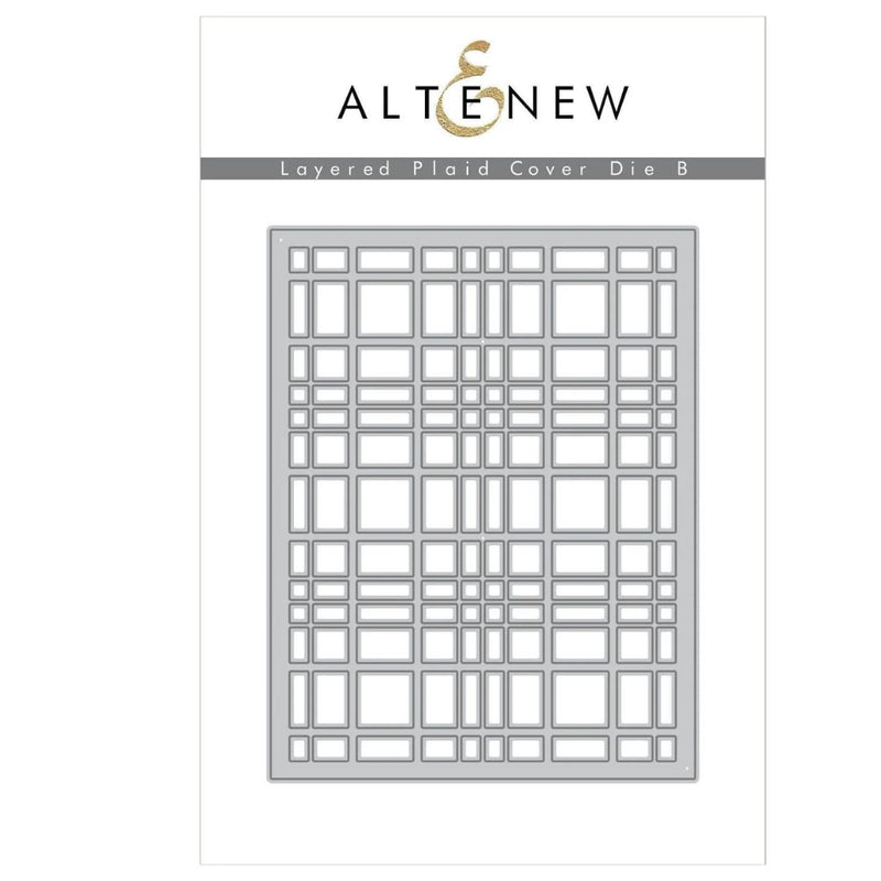 Altenew Layered Plaid Cover Die B