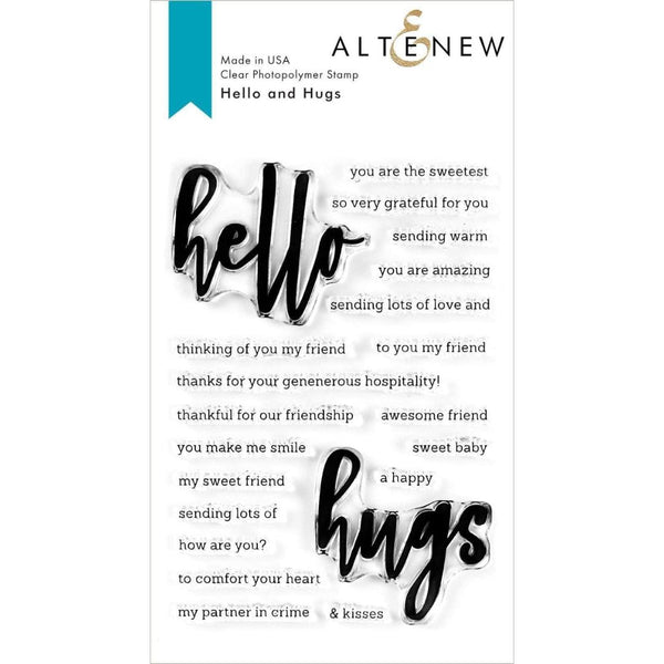 Altenew Hello And Hugs Stamp Set