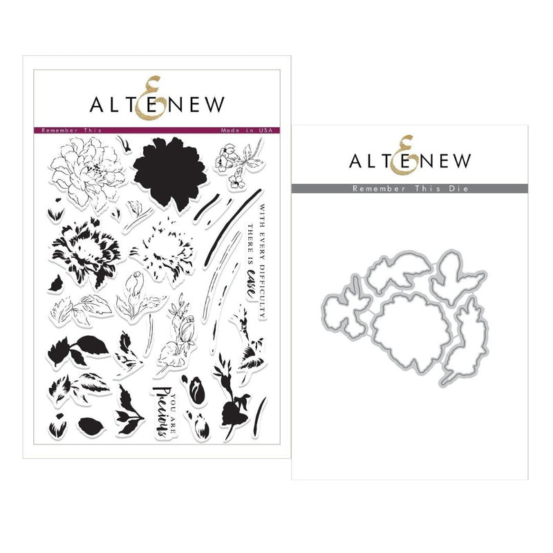 Altenew Remember This Stamp & Die Bundle