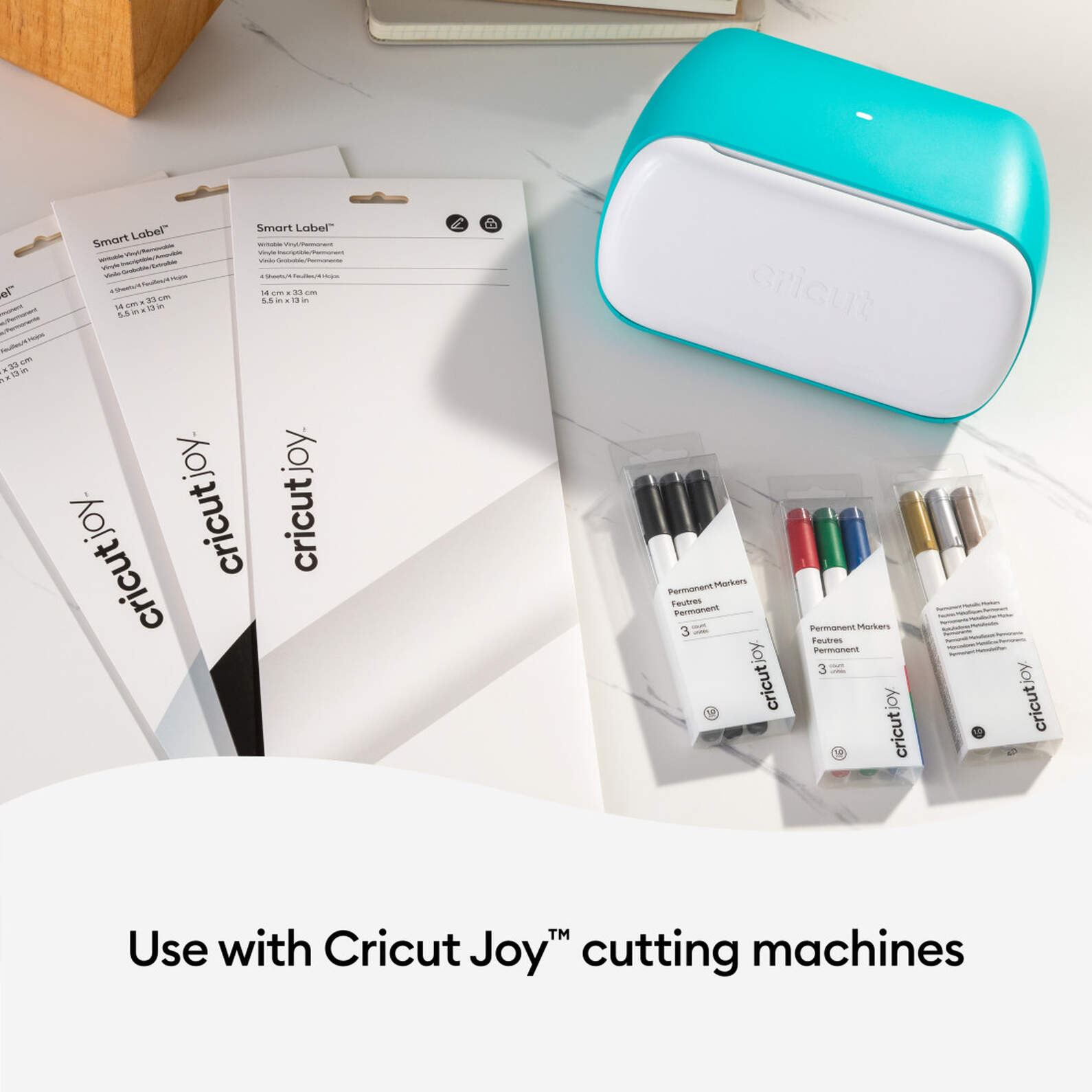Cricut Joy Smart Label Writable Vinyl - Permanent 5.5 in x 13 in (14 cm x 33 cm)