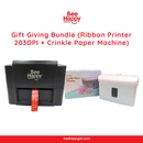 Gift Giving Bundle (Ribbon Printer 203DPI + Crinkle Paper Machine)