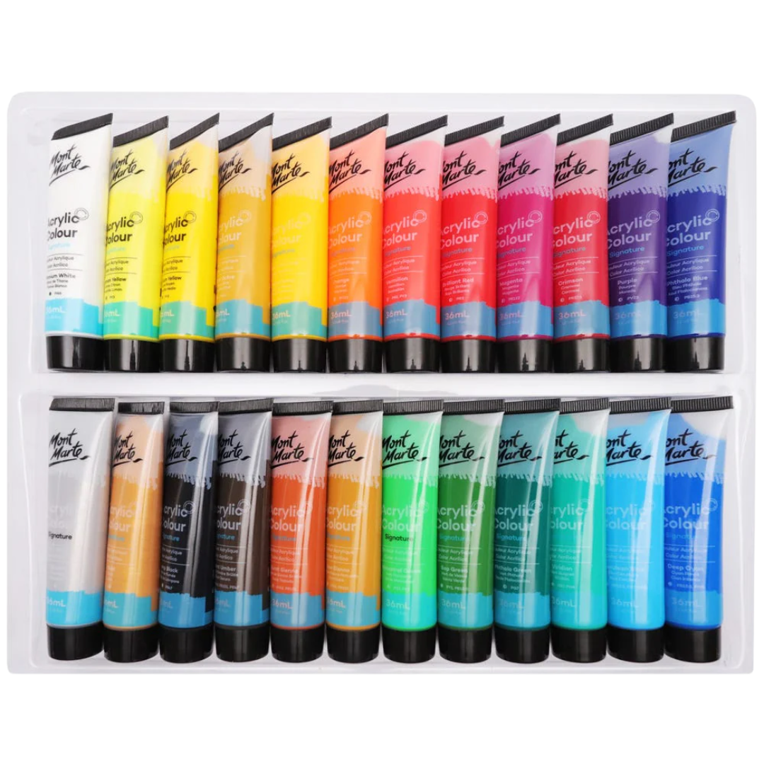 Mont Marte Acrylic Colour Paint Set 36ml