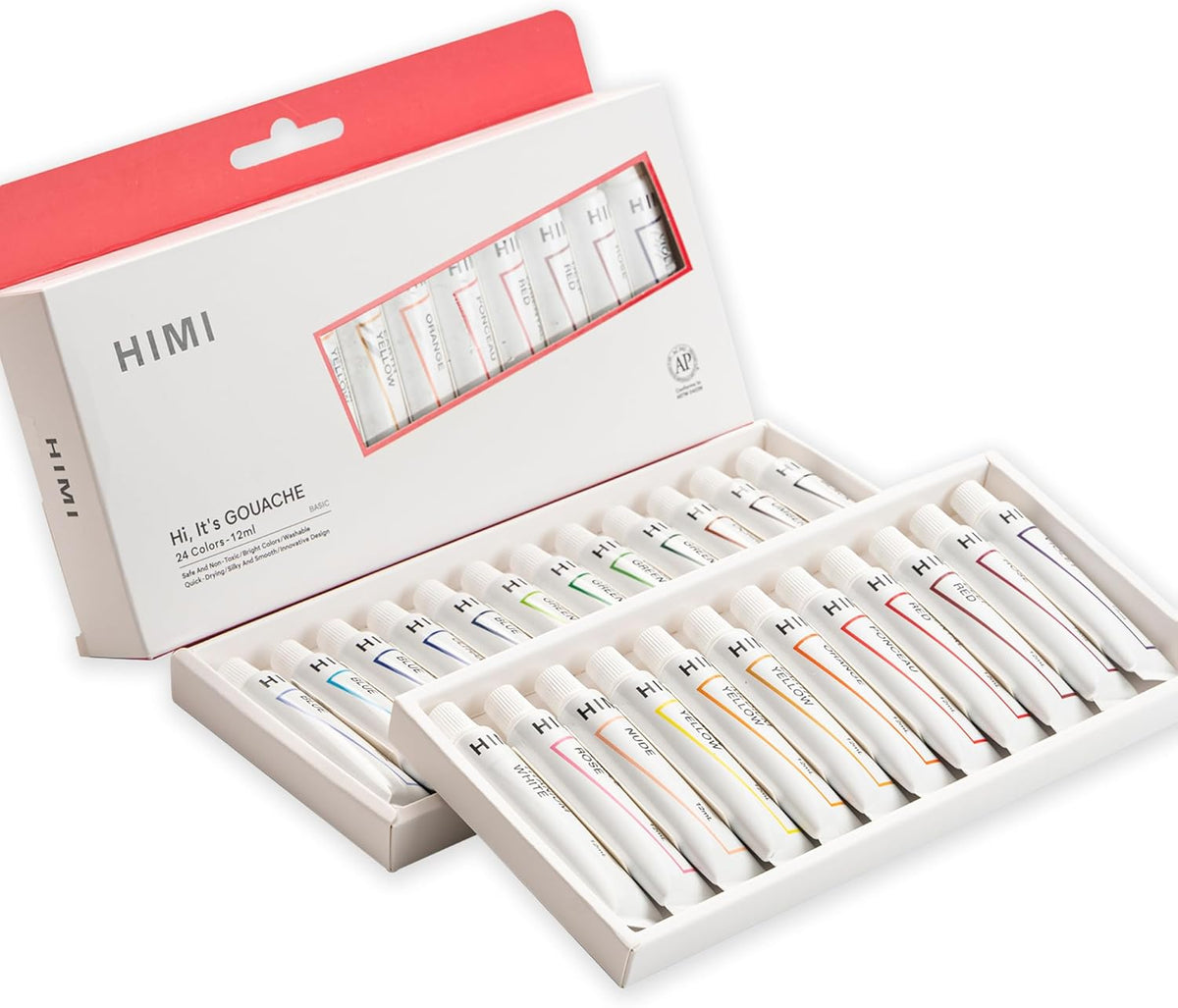 MIYA HIMI Gouache Paint Tube Set 12s, 18s, 24s, 36s