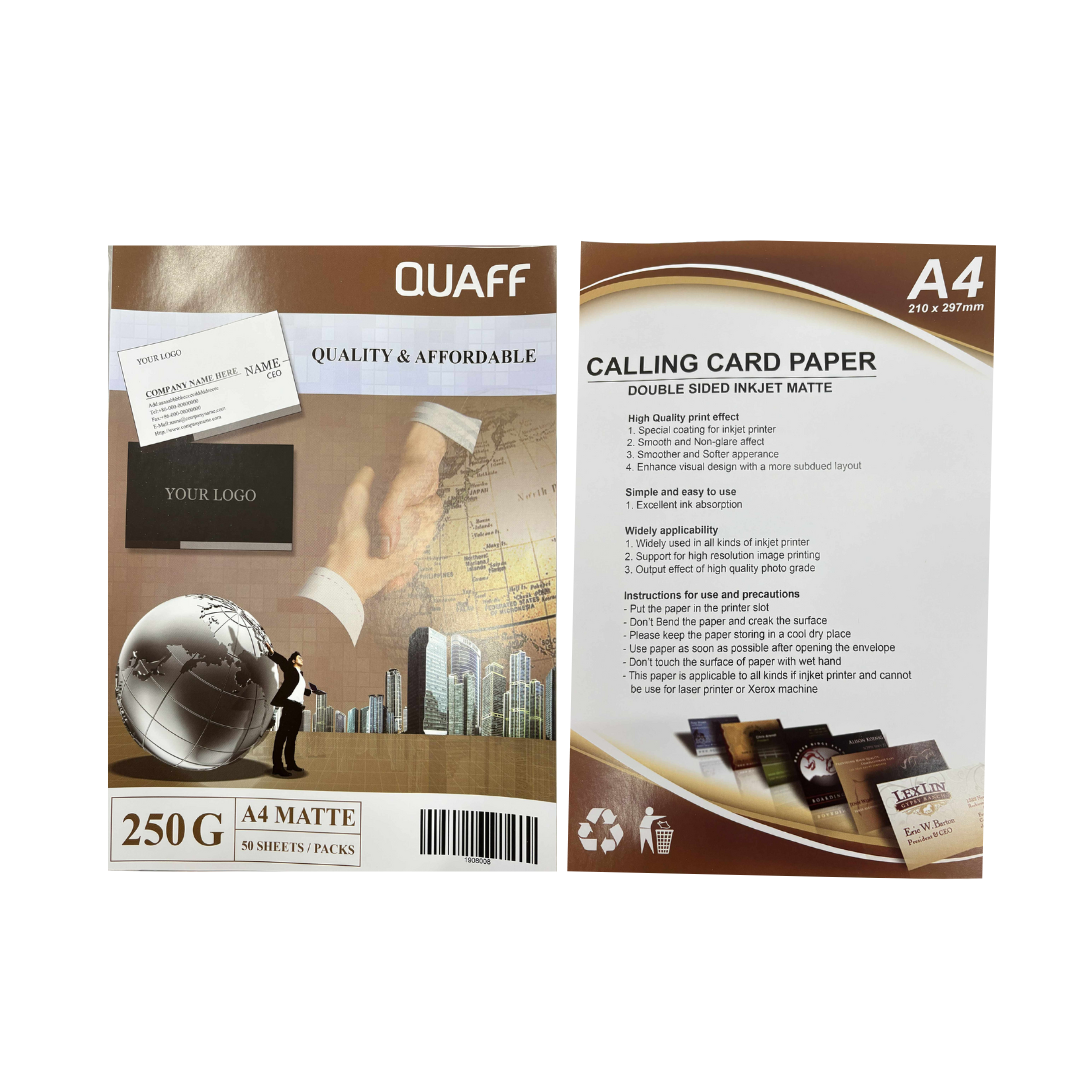 Quaff Calling Card Paper 50 sheets