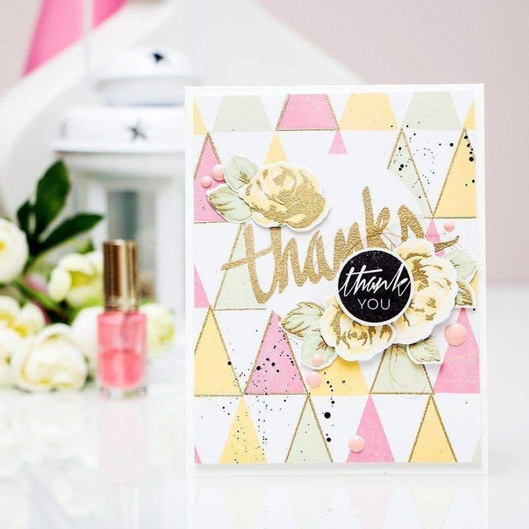 Altenew Vintage Roses Stamp & Die Bundle