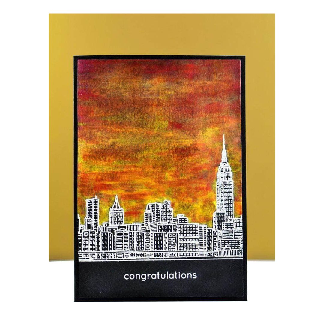 Altenew Sketchy Cities America Stamp Set