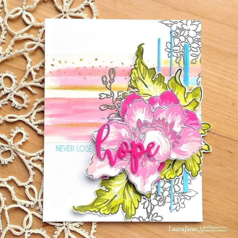 Altenew Crown Bloom Stamp Set