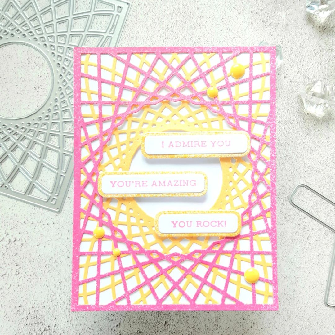 Altenew Layered Geo Cover Die B