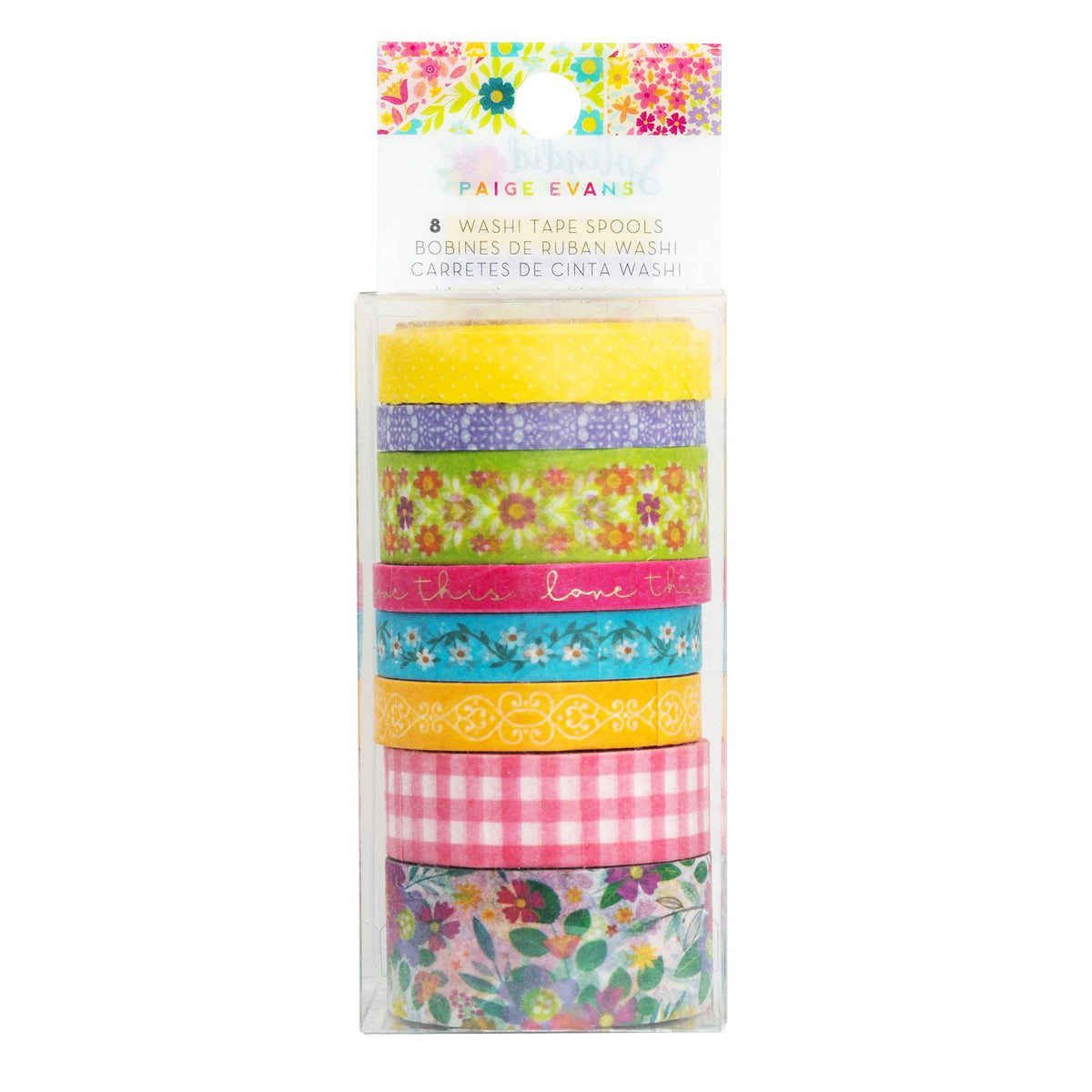 American Crafts Splendid Gold Foil Washi Tape (8 pcs)