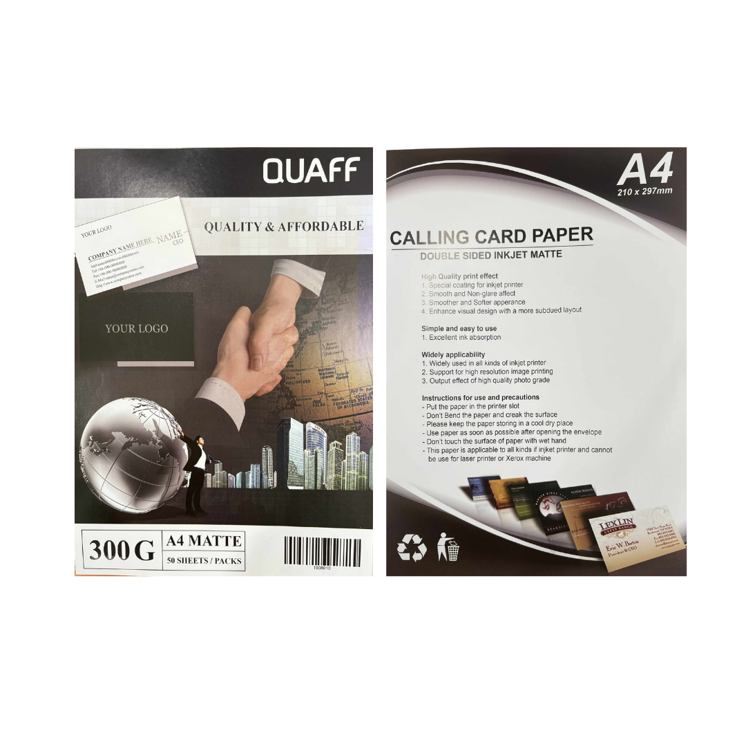 Quaff Calling Card Paper 50 sheets
