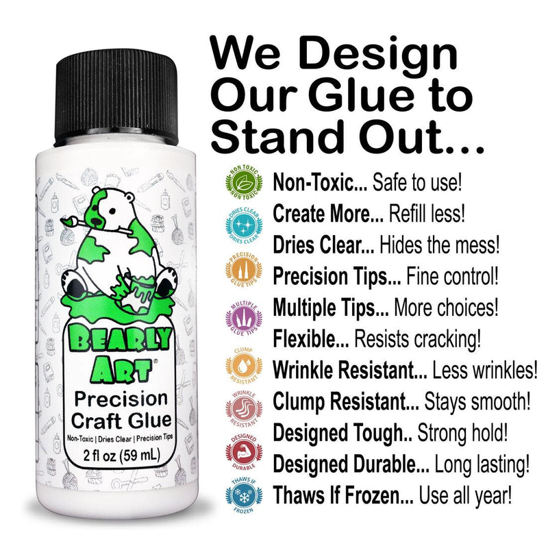 Bearly Art Precision Craft Glue - The Mini