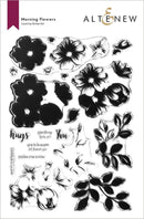 Altenew Morning Flowers Layering Stamp Set and Die Bundle
