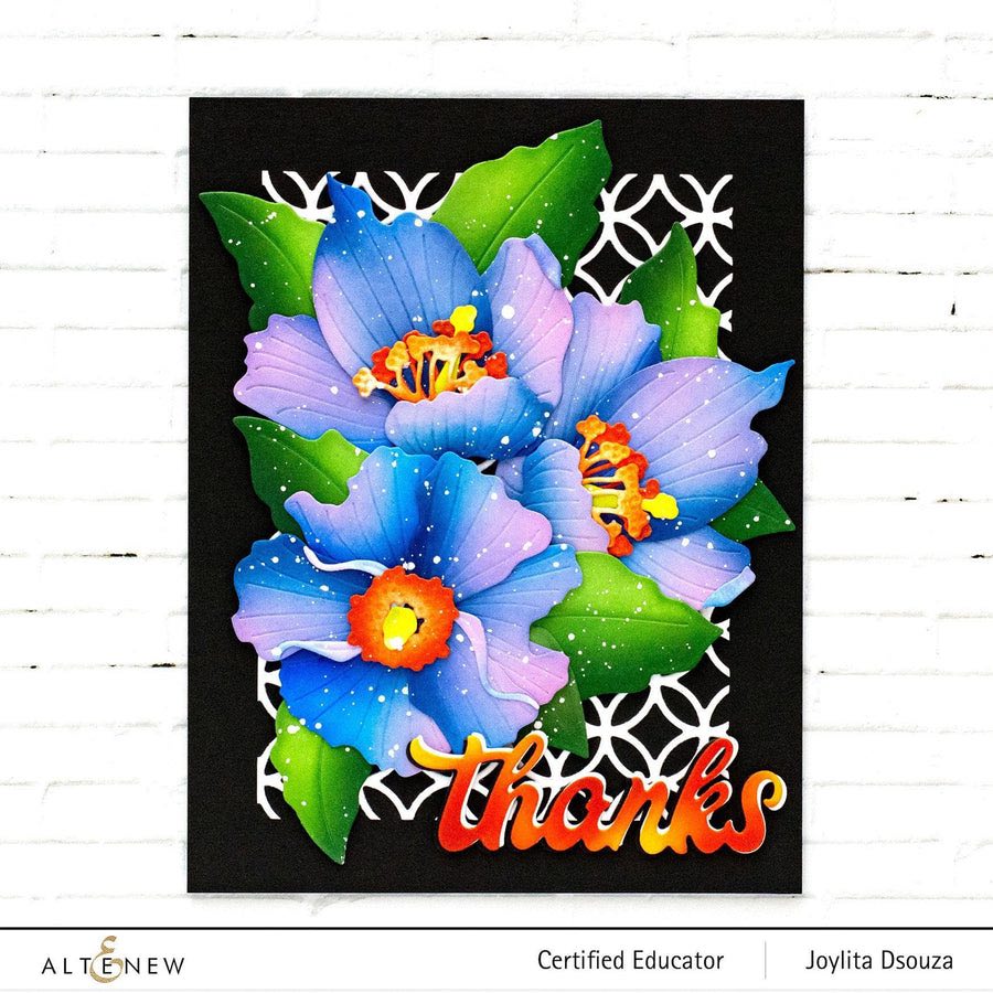 Altenew Craft-A-Flower: Himalayan Blue Poppy Layering Die Set