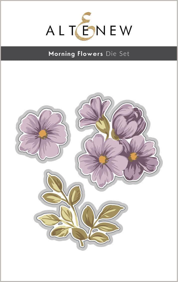 Altenew Morning Flowers Layering Stamp Set and Die Bundle