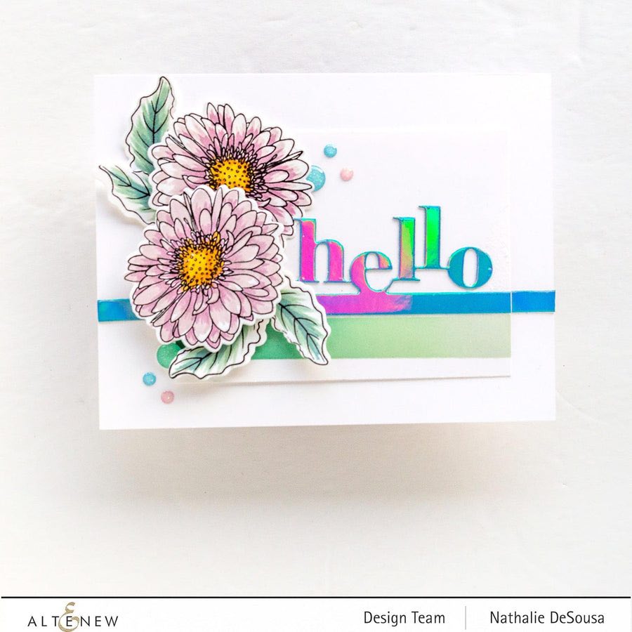 Altenew Mini Gerbera Stamp Set