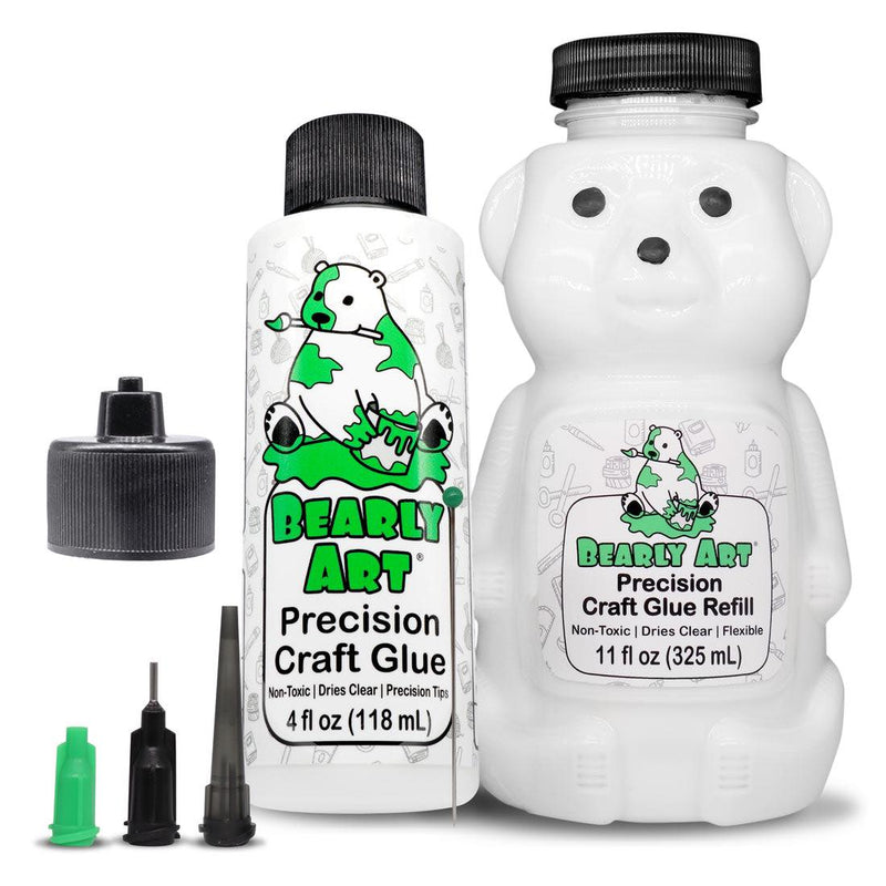 Bearly Art Precision Craft Glue - The Bundle