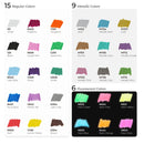 Ohuhu Kakaako Dual Nib Waterproof Acrylic Markers / Acrylic Pens 30 Colors Y30-80601-08