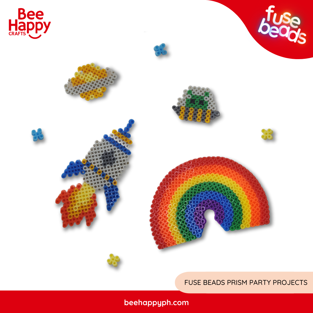 Kindli Fuse Beads Party Kit (8,000 Beads + Accessories) By Bee Happy