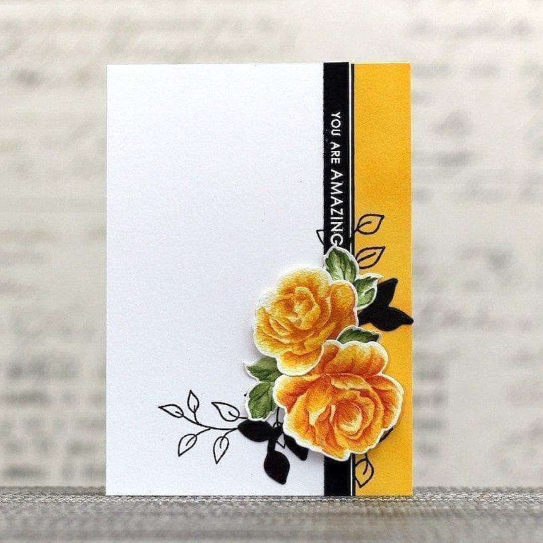 Altenew Vintage Roses Stamp & Die Bundle
