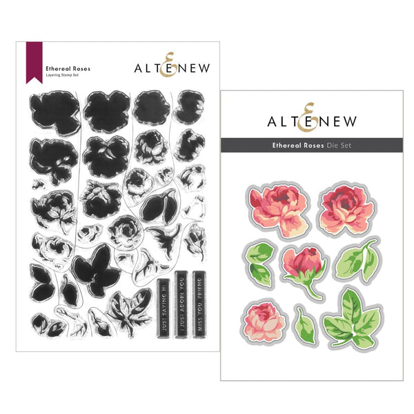 Altenew Ethereal Roses Die and Stamp Bundle