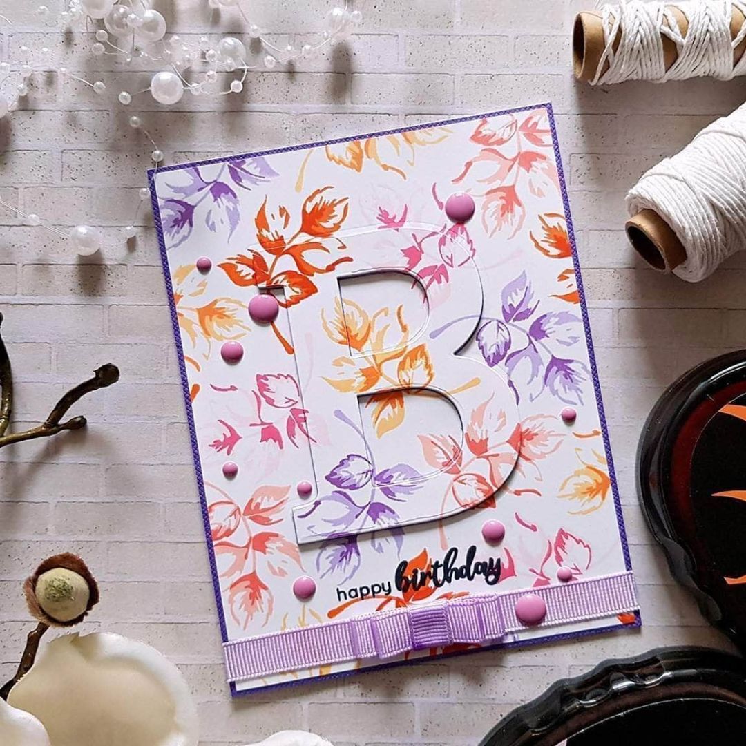 Altenew Vintage Roses Add-On Stamp Set