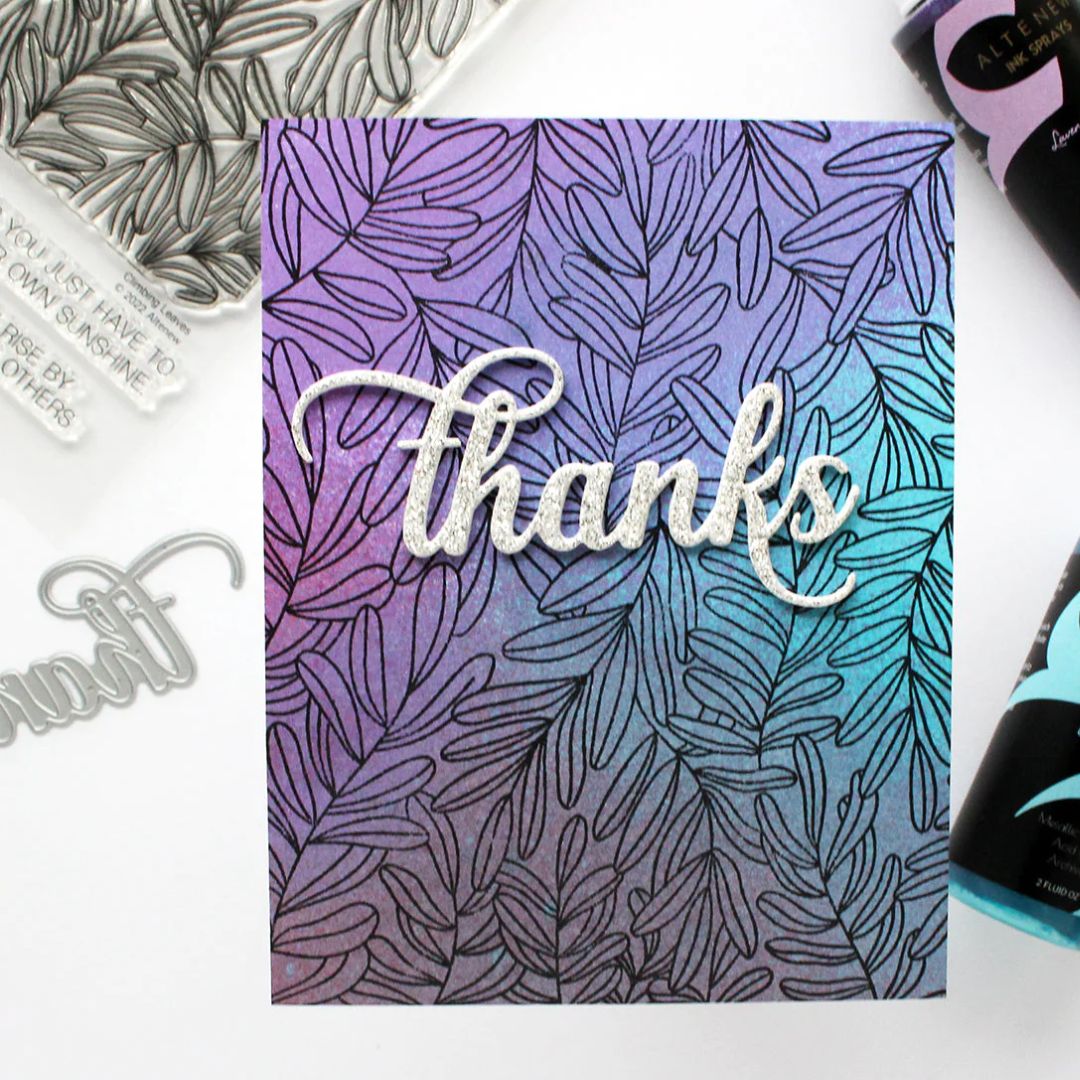 Altenew Climbing Leaves Stamp & Die Bundle