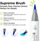 Ohuhu Honolulu Plus Alcohol Markers Supreme Brush Tip: 24-Color Brush & Chisel Double Tipped Marker Set Y30-80403-44