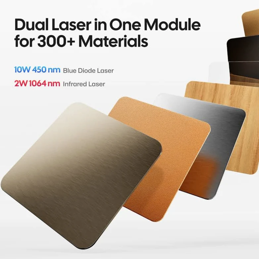 LaserPecker LP4 Basic & LP4 Deluxe - Dual Laser Engraver | Portable Laser Engraving Machine