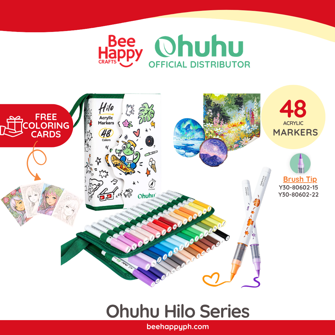 Ohuhu Hilo Series Direct-ink Acrylic Paint Markers