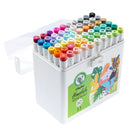 Ohuhu Honolulu 60 Basic Colors Dual Tips Alcohol Art Markers - Brush and Chisel Y30-80403-61