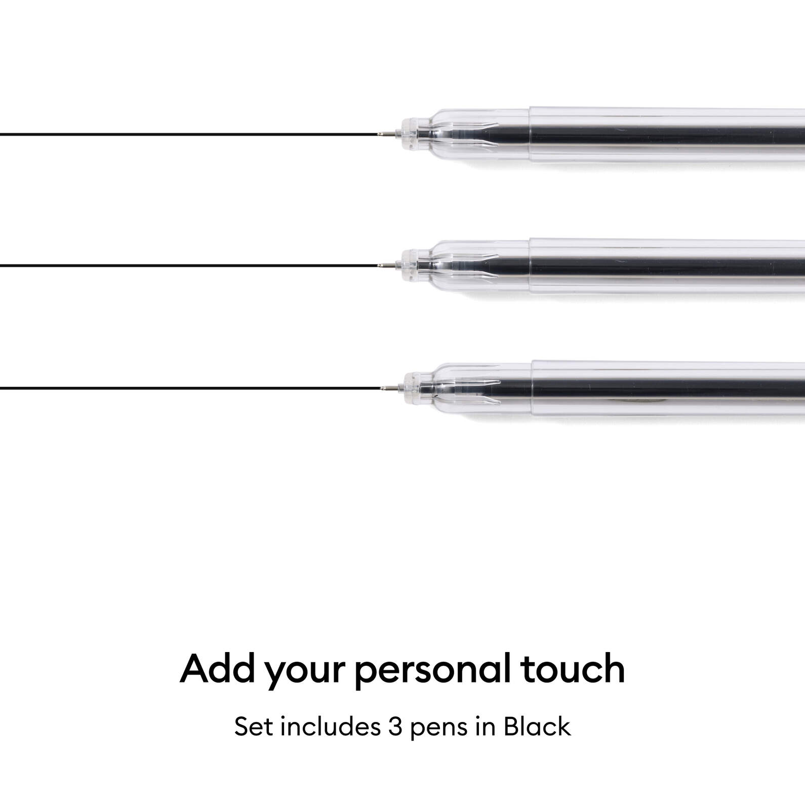 Cricut Extra Fine Point Pen Set, 0.3 mm 3pcs + Adapter